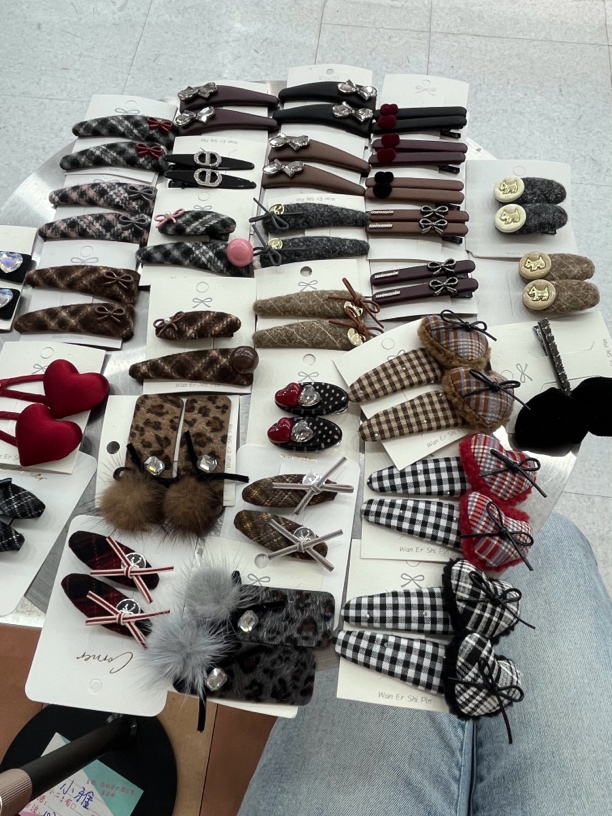 【直播选款链接】发圈发箍发夹边夹气质时尚可爱