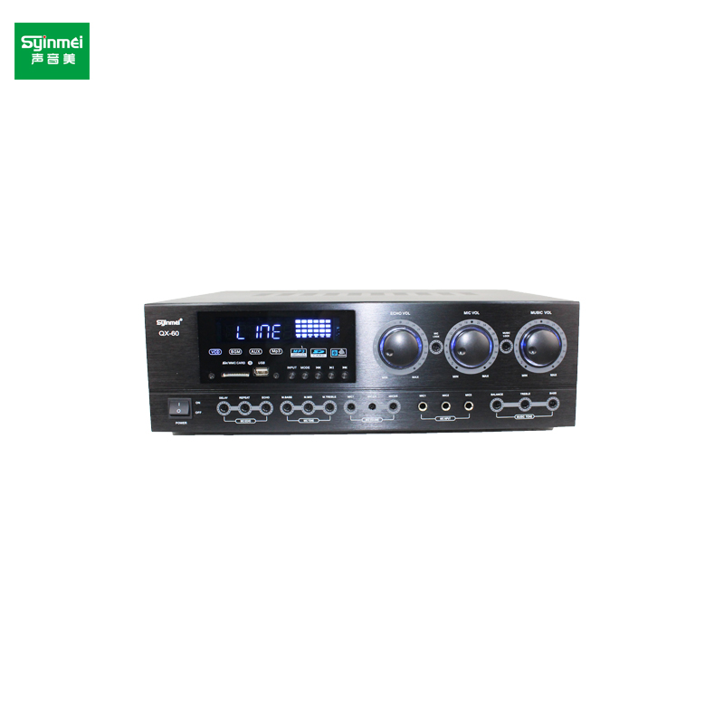 声音美QX60HIFI音箱功放KTV音箱功放合并式一体机功放机卡包功放