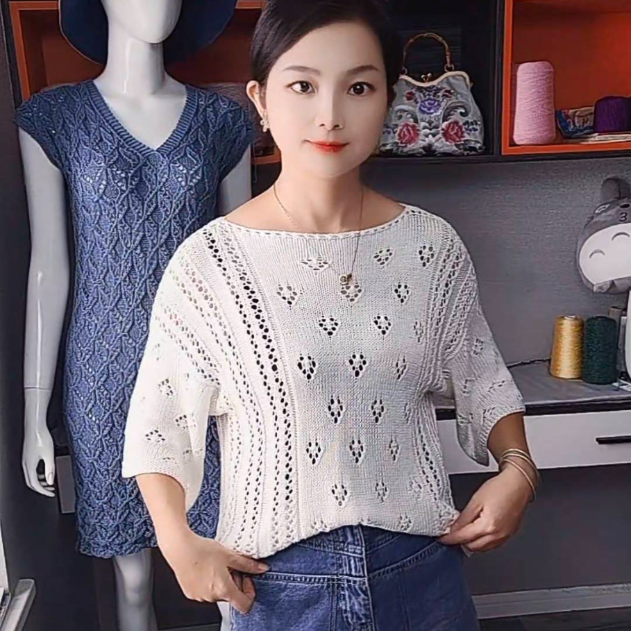知夏合集棒针编织教程