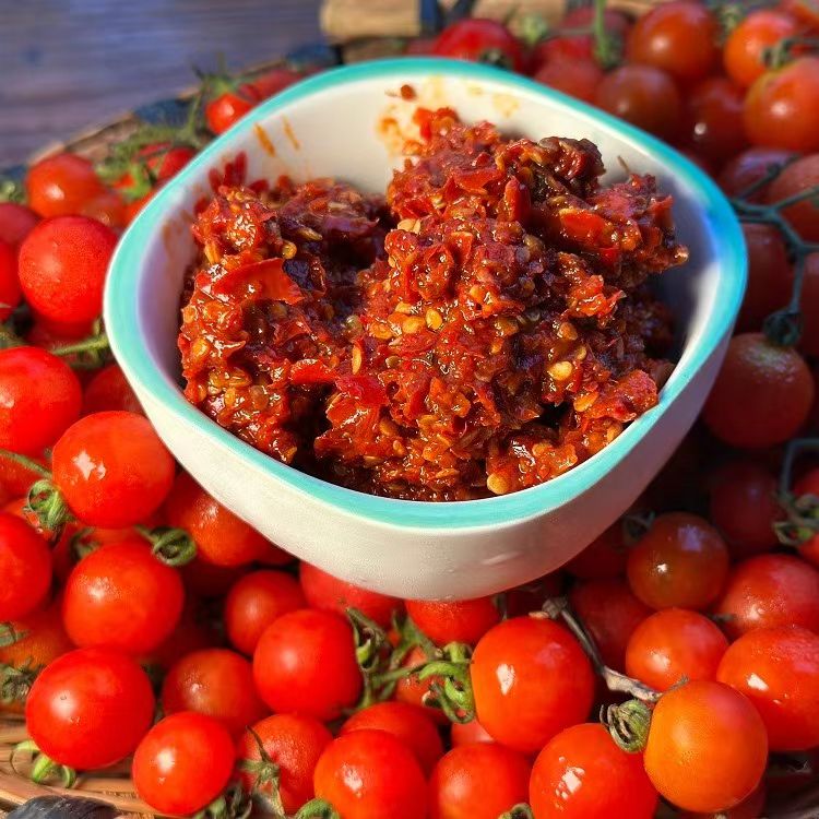 黔乡缘小西红柿糍粑辣椒火锅炒菜产品油辣椒鲜香美味贵州糍粑辣椒