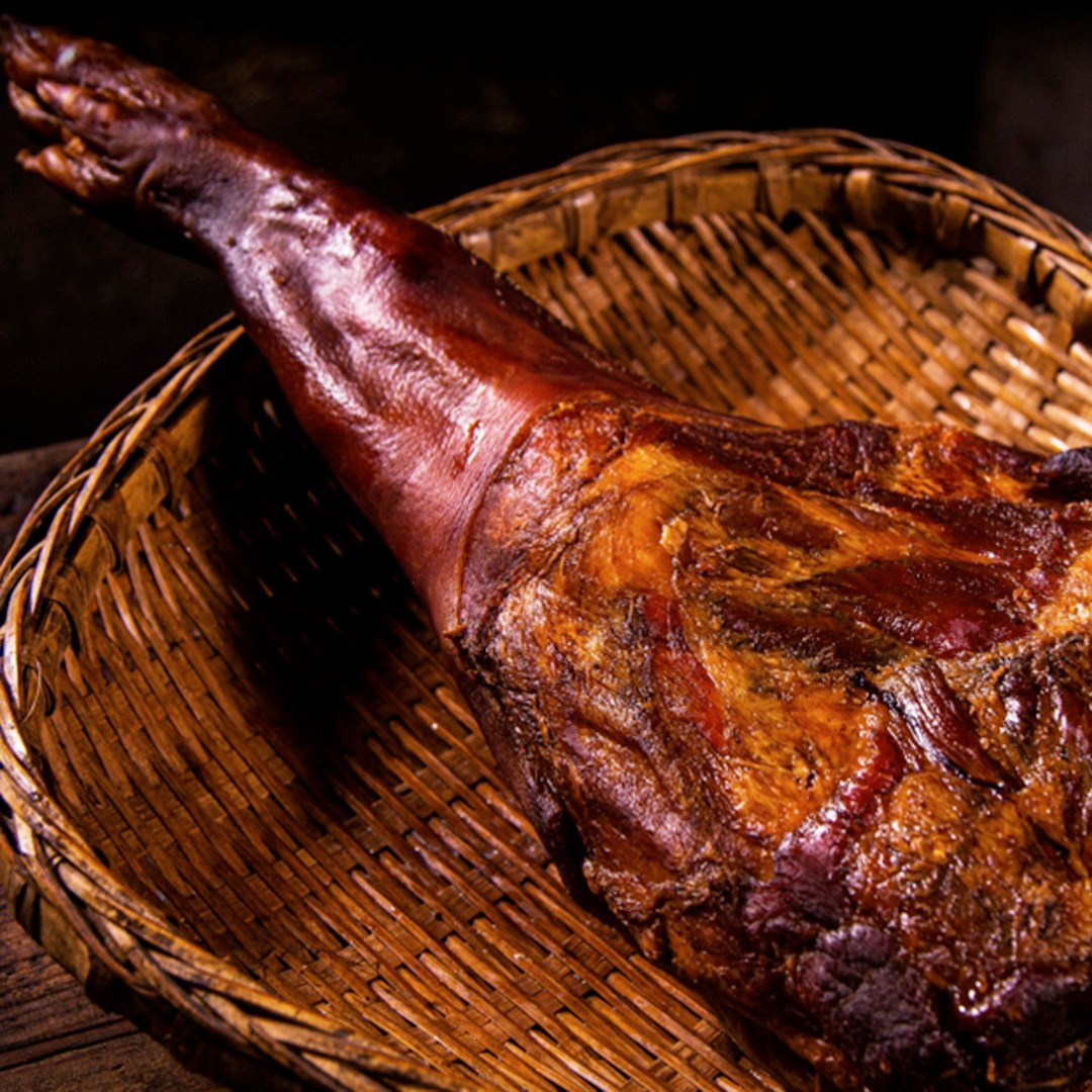 巴山良铺【烟熏猪脚】四川万源农家烟熏猪脚500g