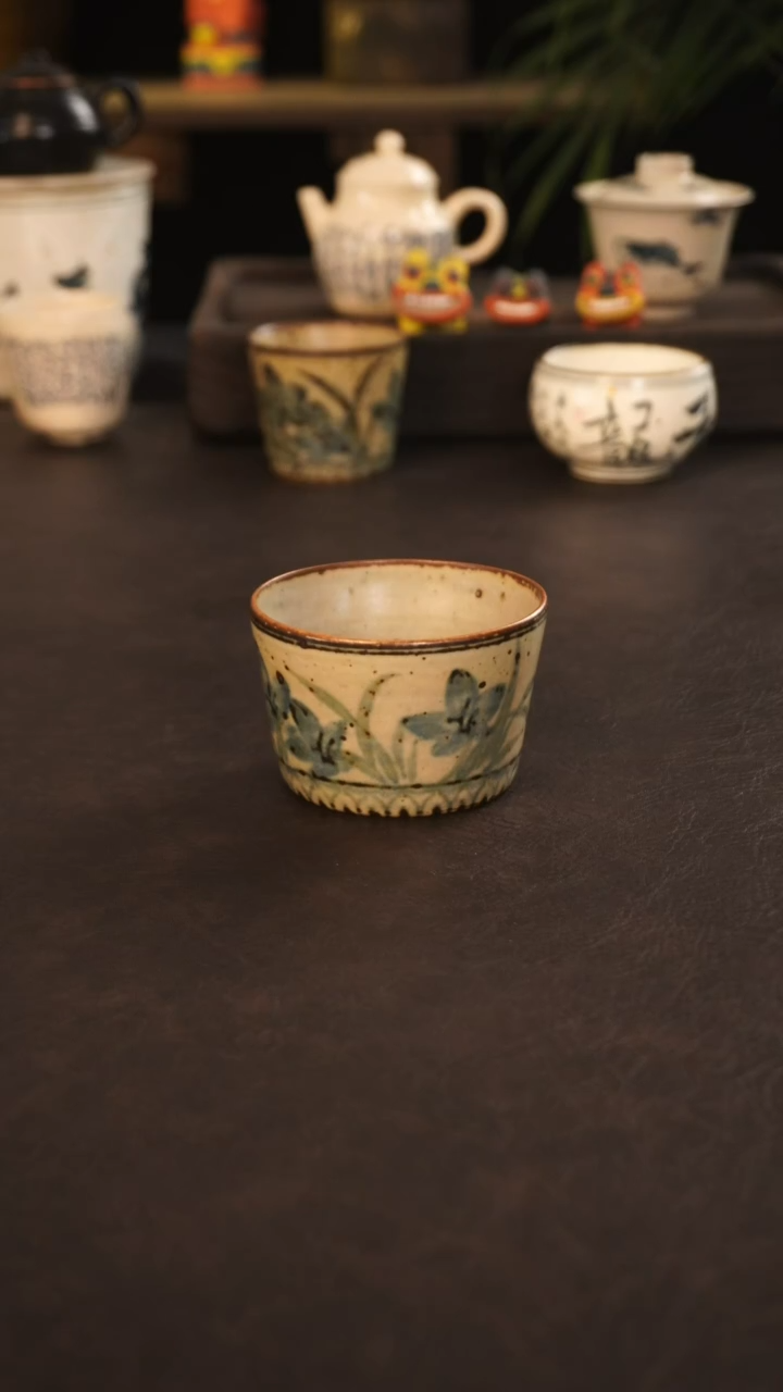 【闪购商品】陶瓷壶主人杯 绢丝雪兰系列