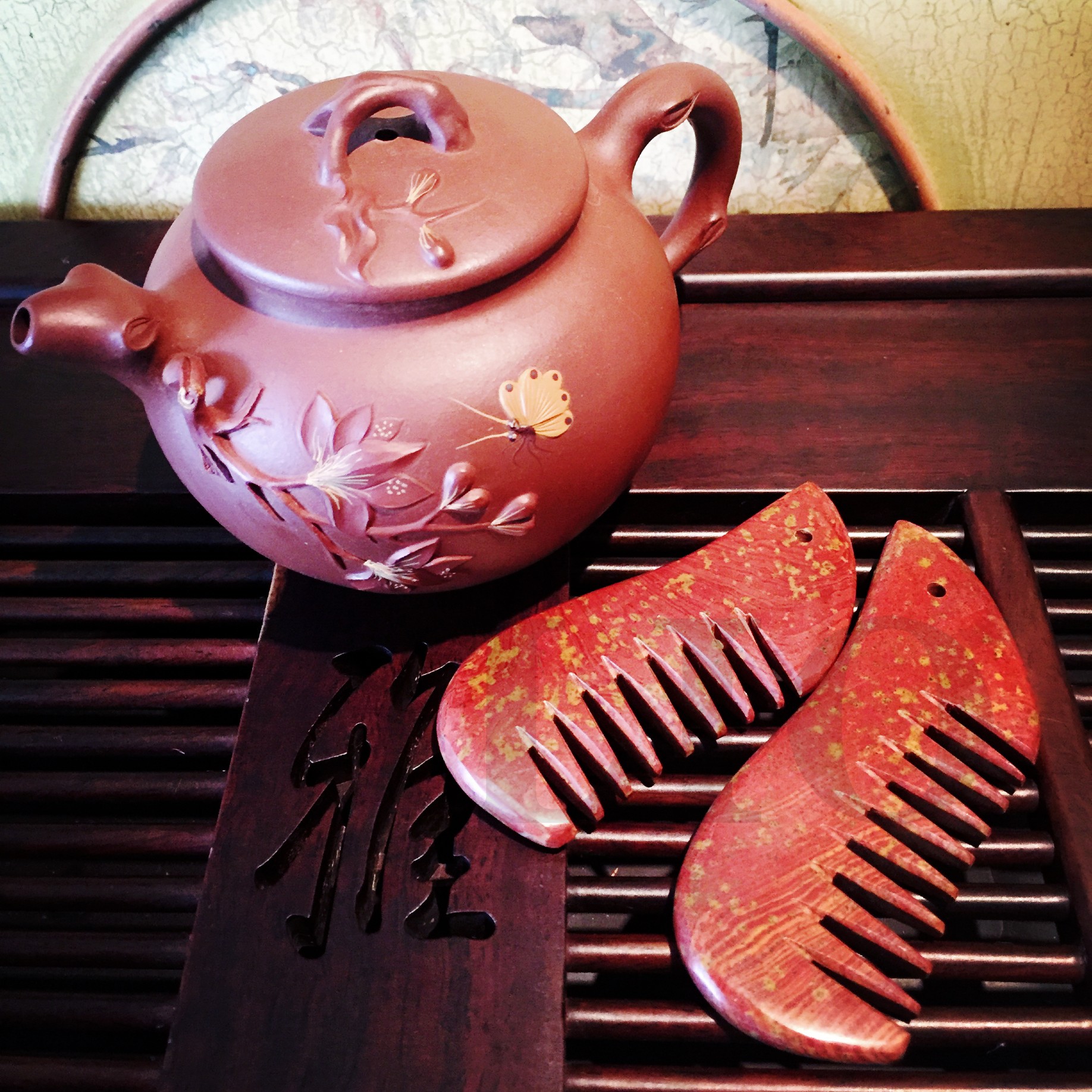砭石翘尾梳 砭石 泗滨砭石 泗水砭石 砭石厂家