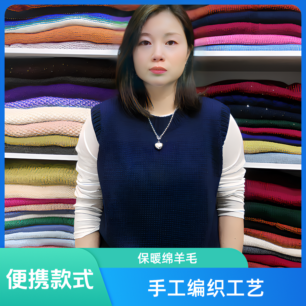 鑫霞美阁【春见】同款保暖绵羊毛（50克）一两编针织手工手编毛线 DIY