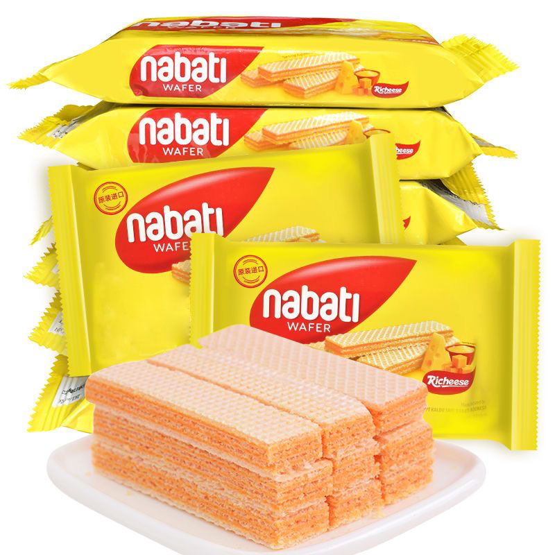 丽芝士奶酪味威化饼干解馋办公室零食巧克力营养香味浓香松脆