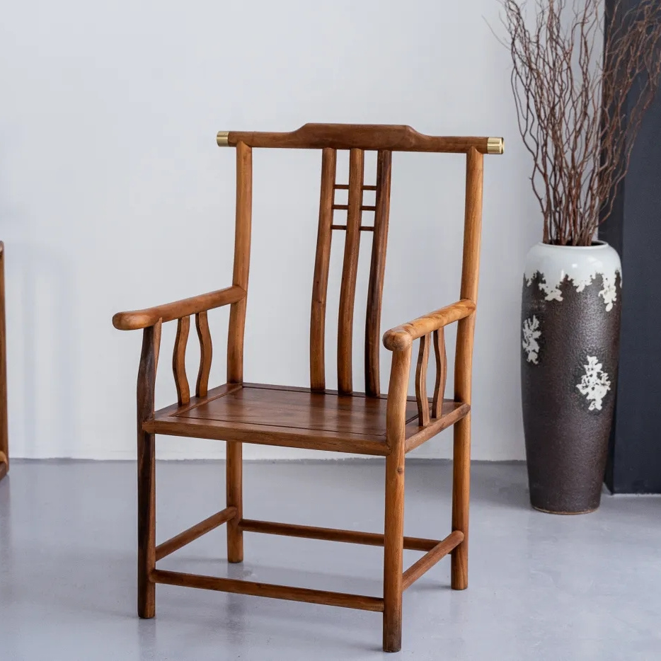 南美胡桃木尚品主椅实木家具椅子家用餐椅桌椅书椅圈椅茶椅实木椅