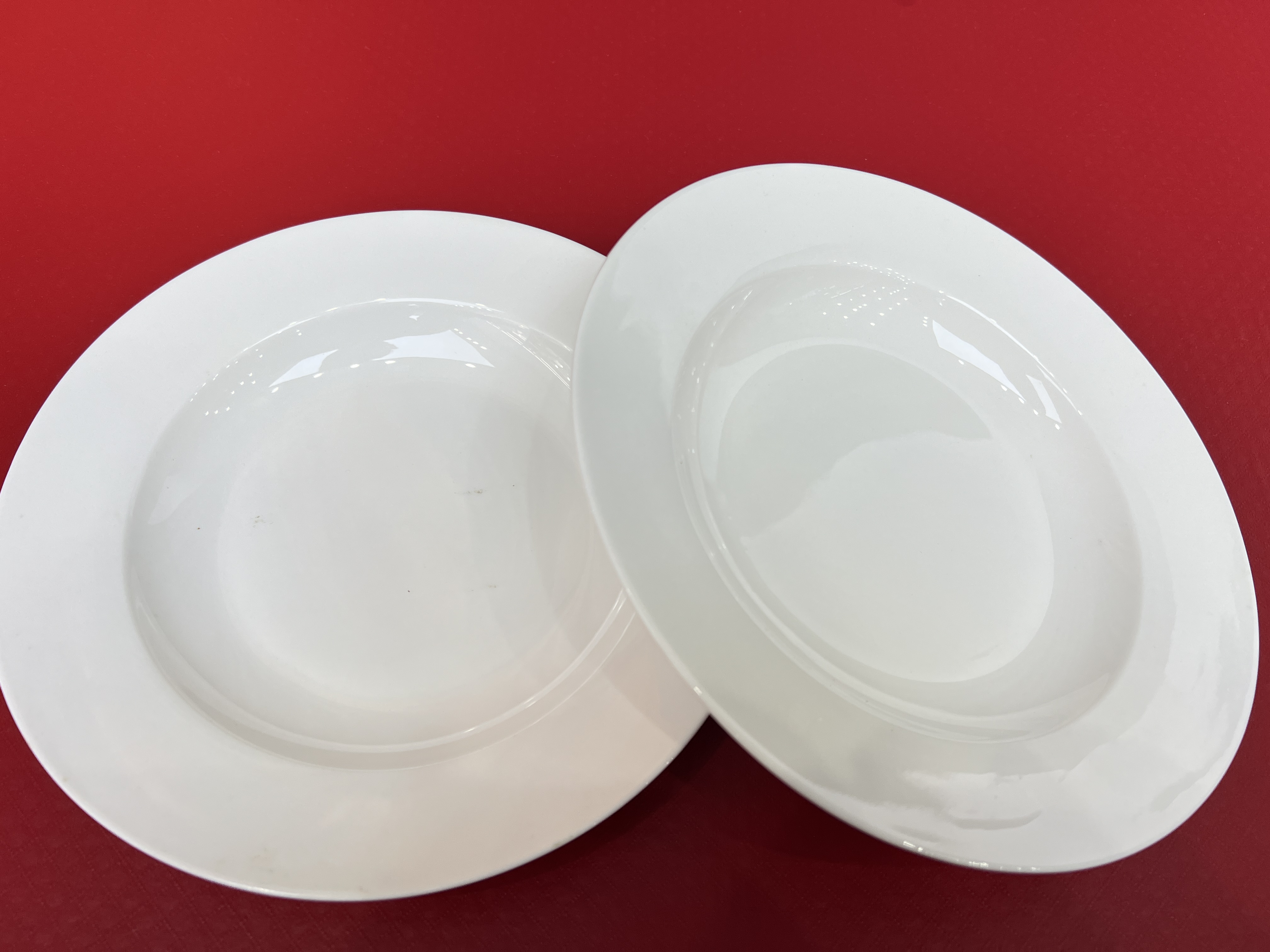 8英寸骨瓷盘子两只装