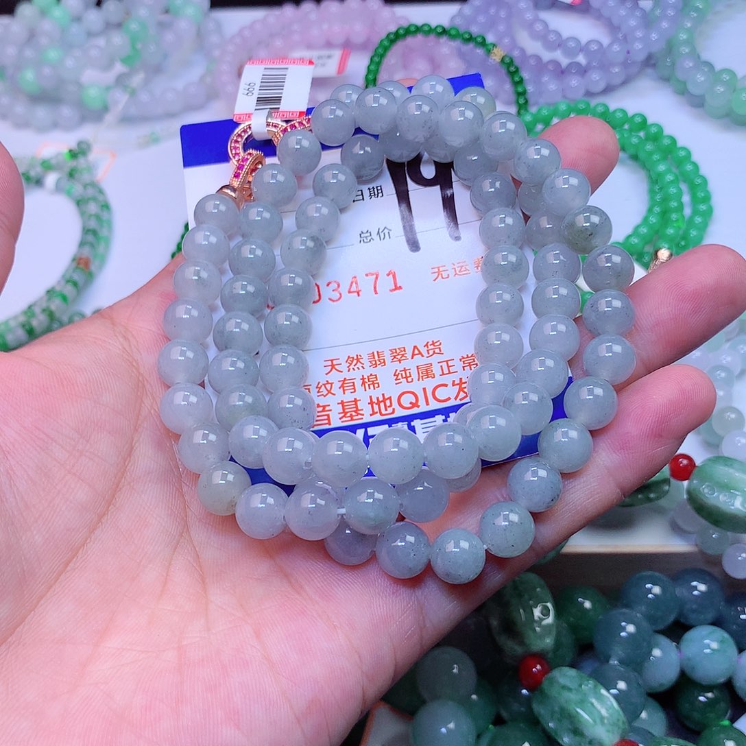 翡翠颈饰未镶嵌、
