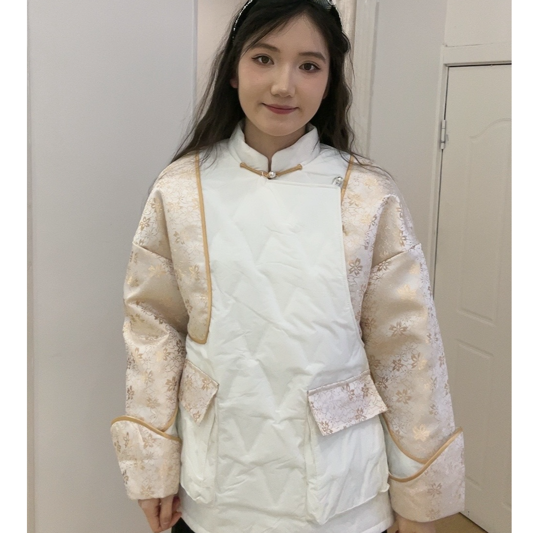 阿泯娜XM2504厚款棉服时尚加厚中国风保暖秋冬民族风