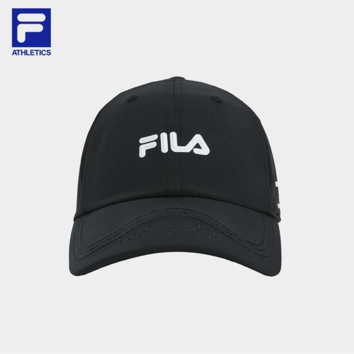 FILA/斐乐透气遮阳休闲帽中性户外帽子情侣时尚棒球帽A13W431261F