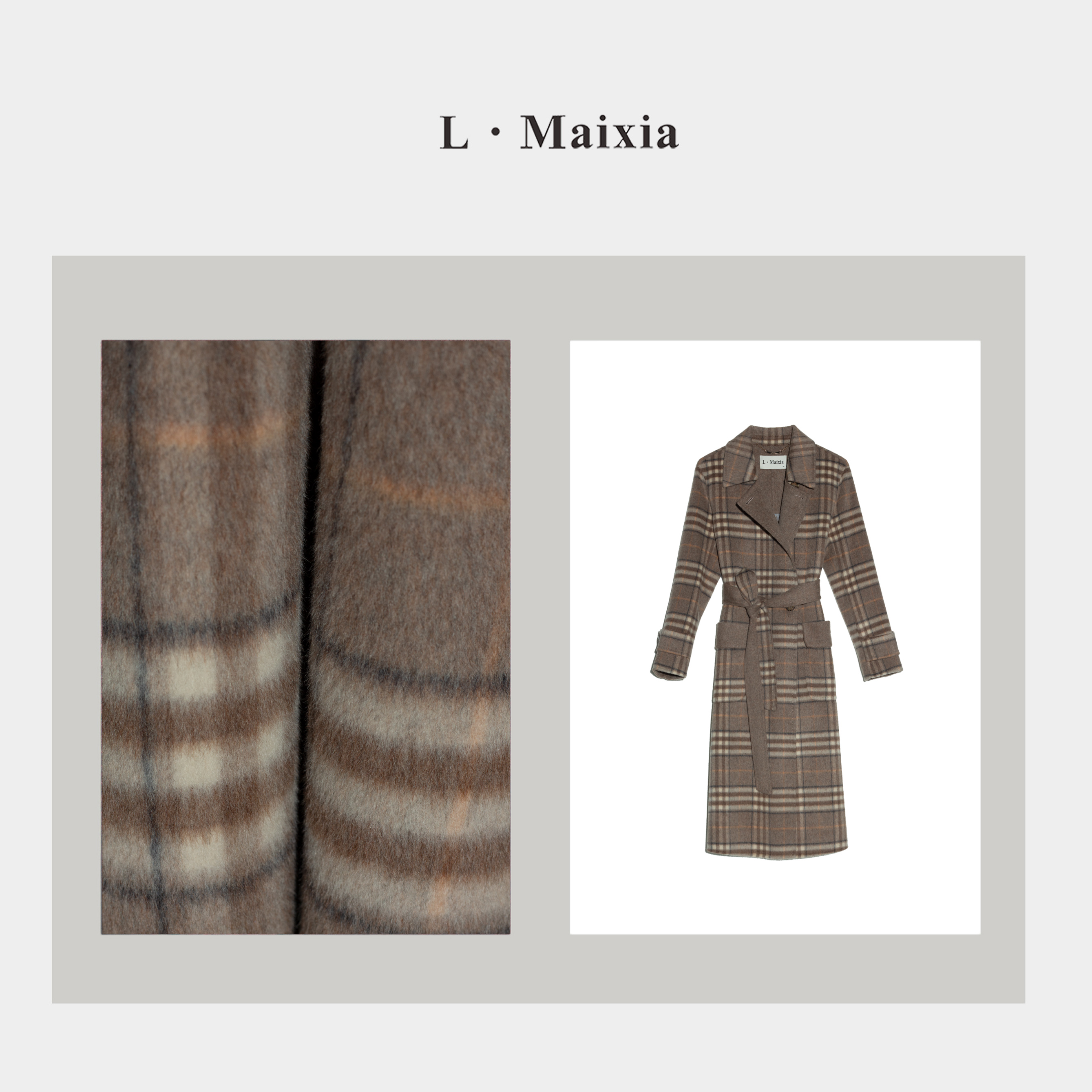 L.MAIXIA/露·玛莉先2025女士大衣D-12379