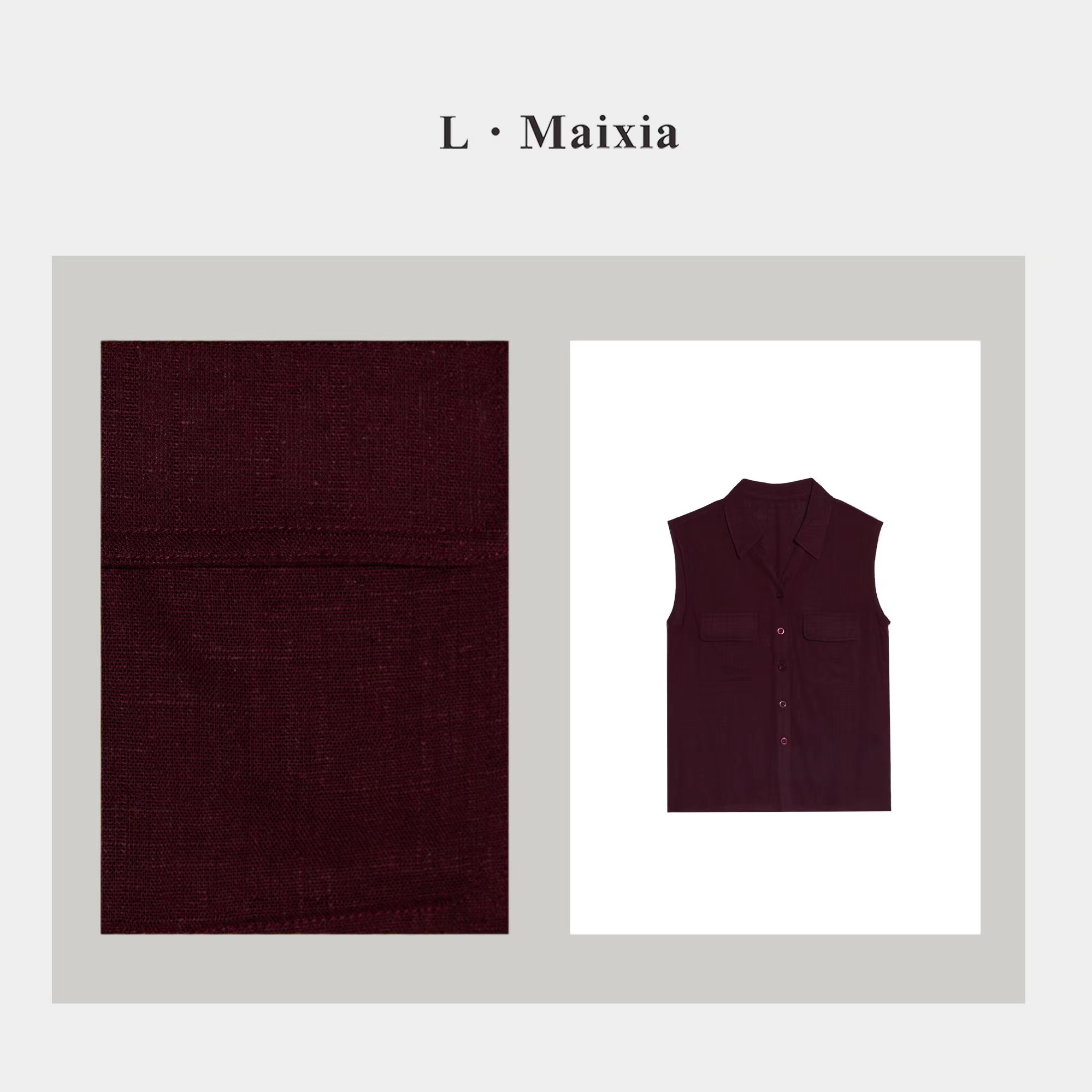 L.MAIXIA/露·玛莉先2025女士上衣ZX-24672