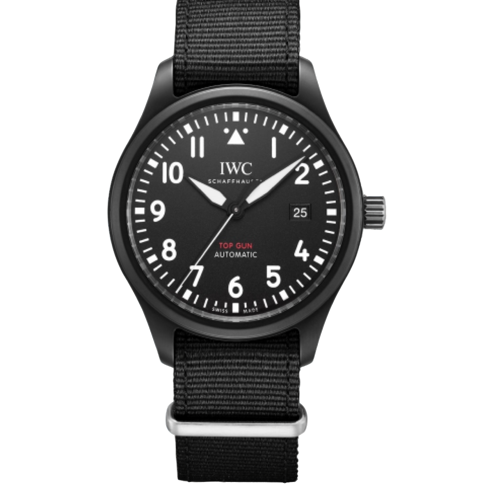99新 IWC/万国 飞行员IW326901/41mm/topgun海军空战陶瓷钛金属表