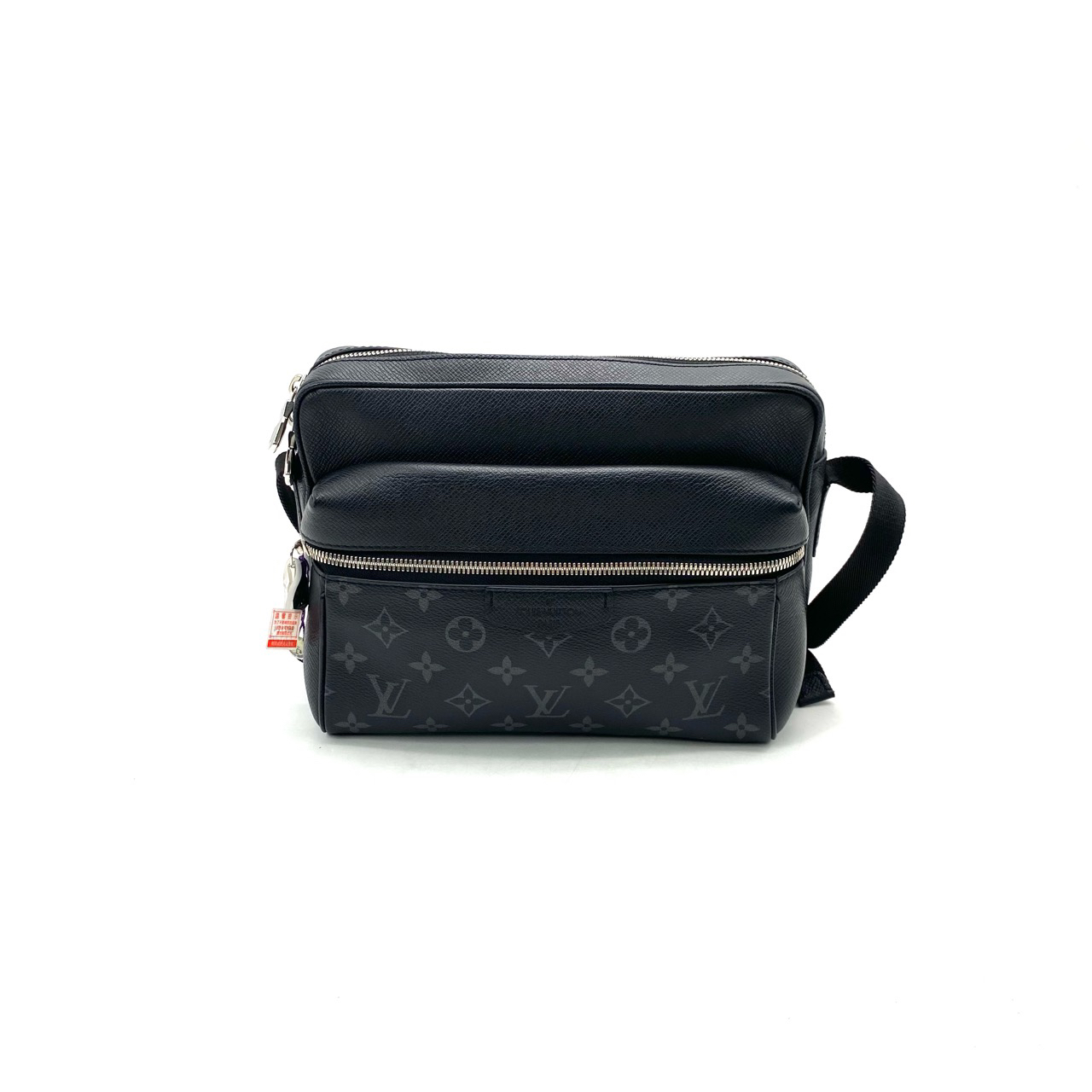 99新 LouisVuitton/路易威登 经典黑老花outdoor邮差包 尺寸26/20