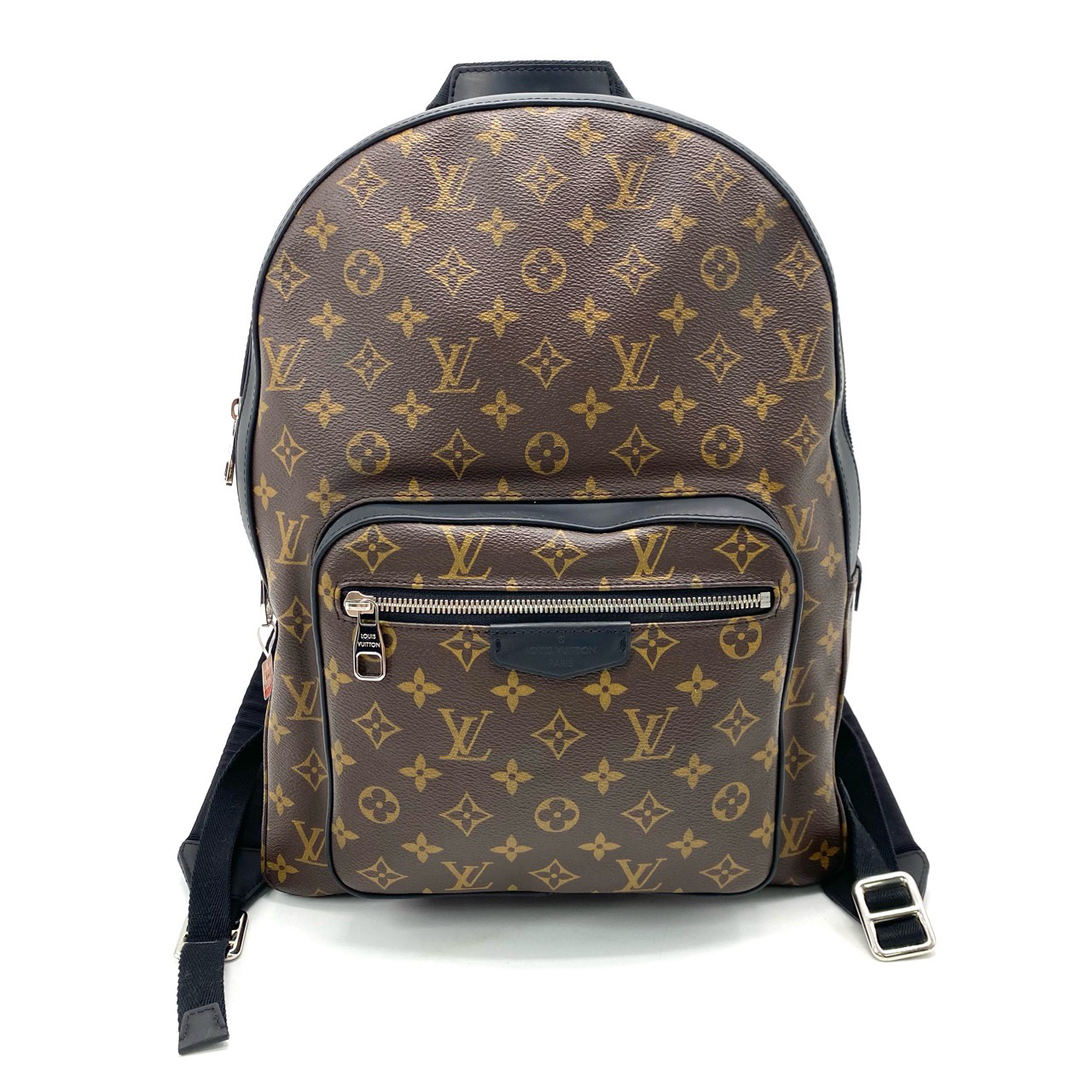 99新 LouisVuitton/路易威登 经典休闲棕老花JOSH双肩包  尺32/40