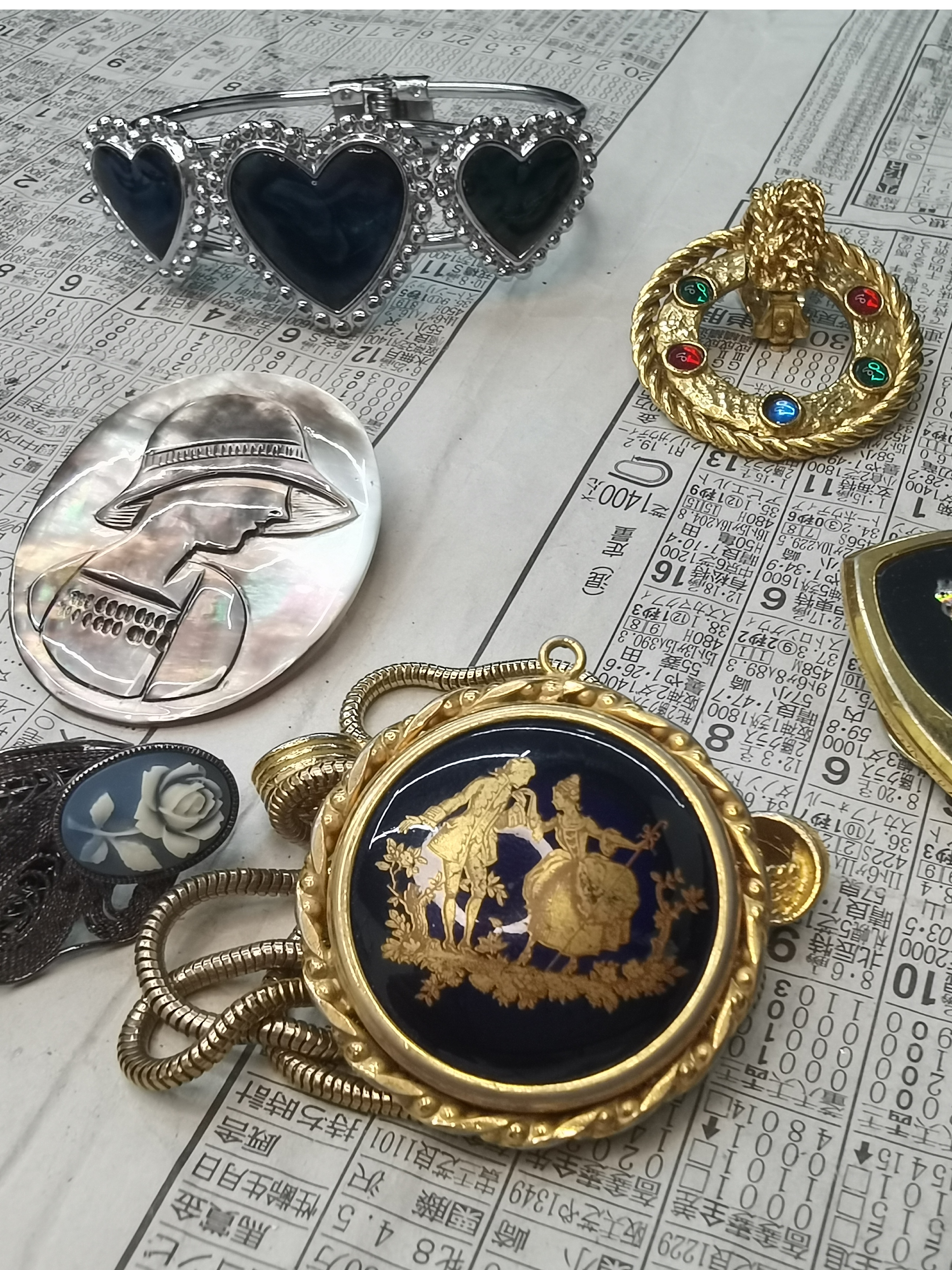 合金吊坠 时尚ins百搭美气质中古复古轻奢可爱手工首饰吊坠宫廷风