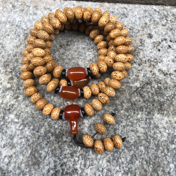 星月菩提油性实足108颗规格大越8/11