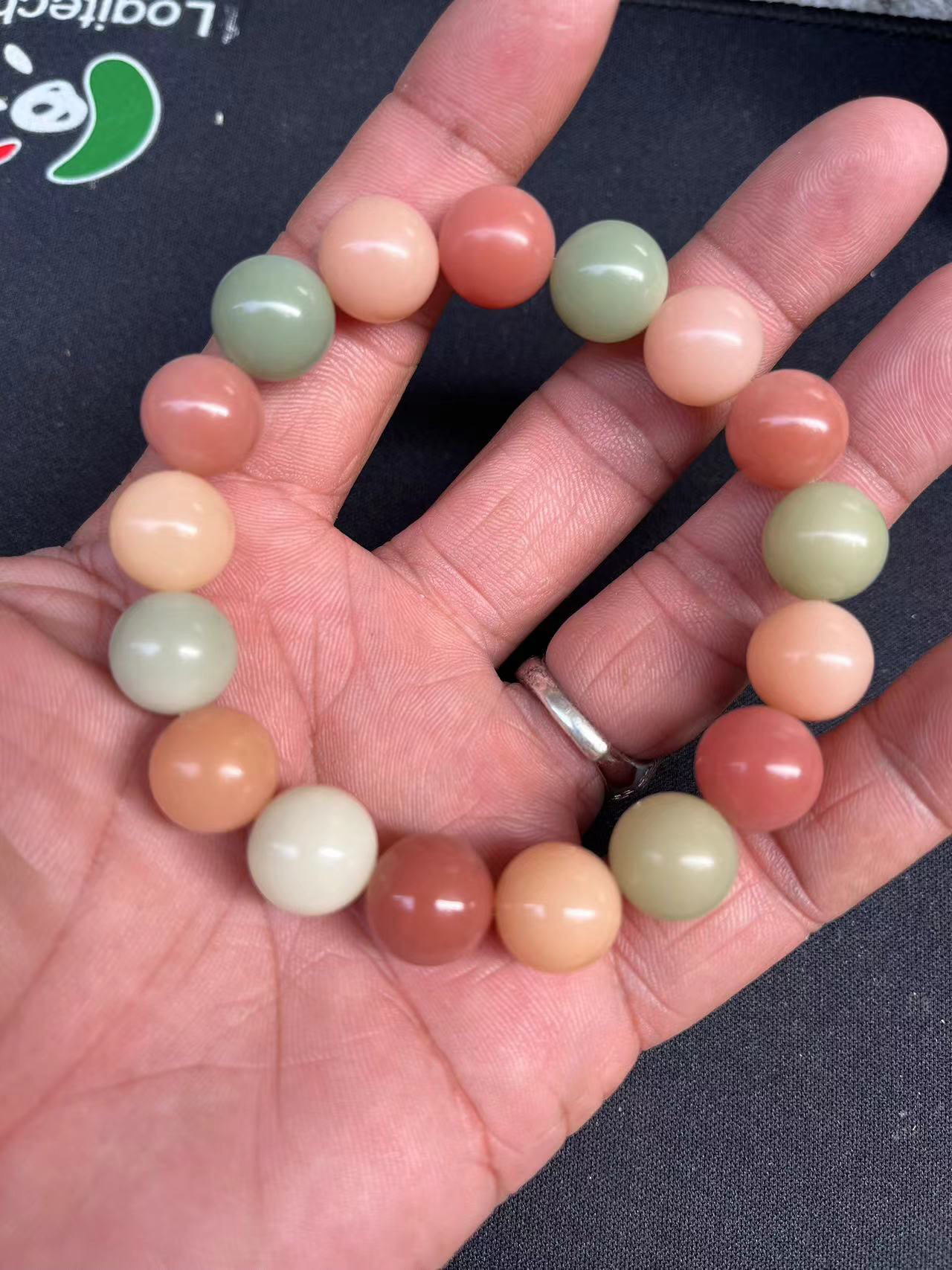 菩提雕刻多宝17颗手穿规格1.2