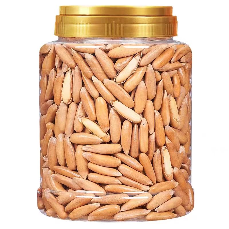 【新货大颗粒】进口手剥巴西松子长粒薄皮松子原味坚果1000g10g新鲜