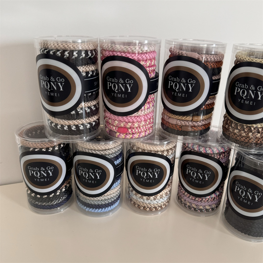 昆凌同款彩色高弹力加粗头绳2024时尚扎马尾皮筋发圈网红百搭头绳