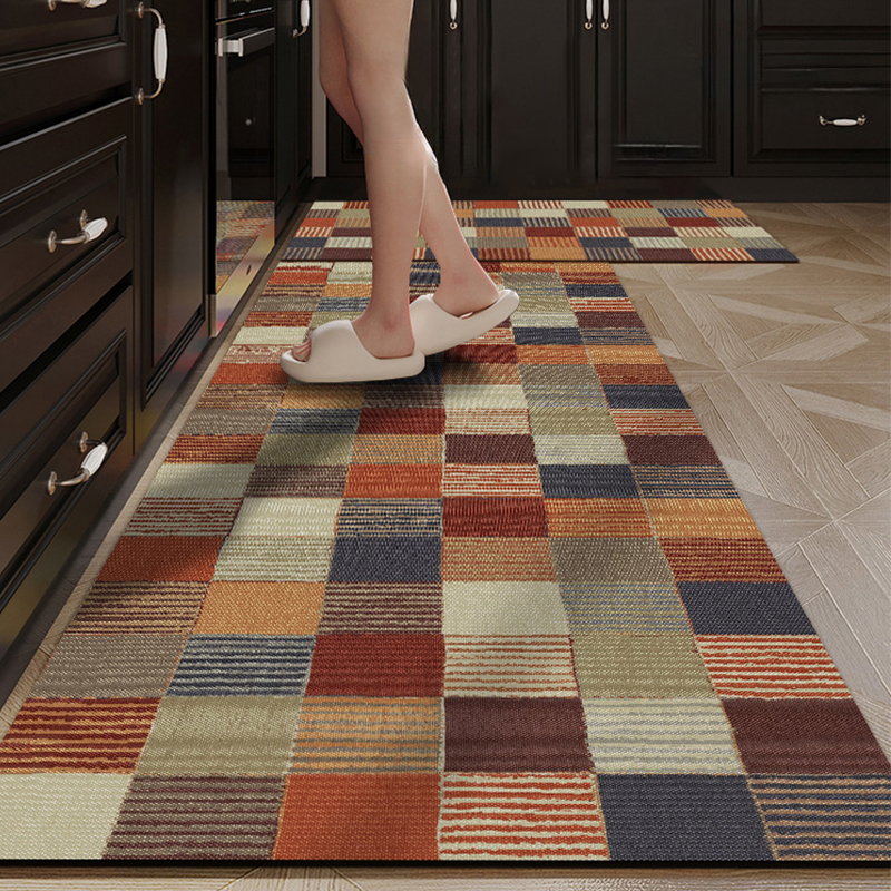 厨房专用地垫软硅藻泥防滑脚垫吸油吸水可擦免洗地毯长条2024新款