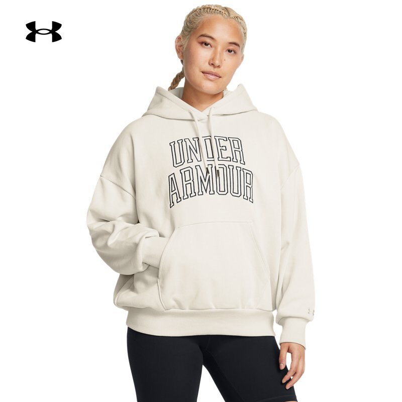 安德玛官方UA秋冬Icon女子连帽运动休闲卫衣1386494