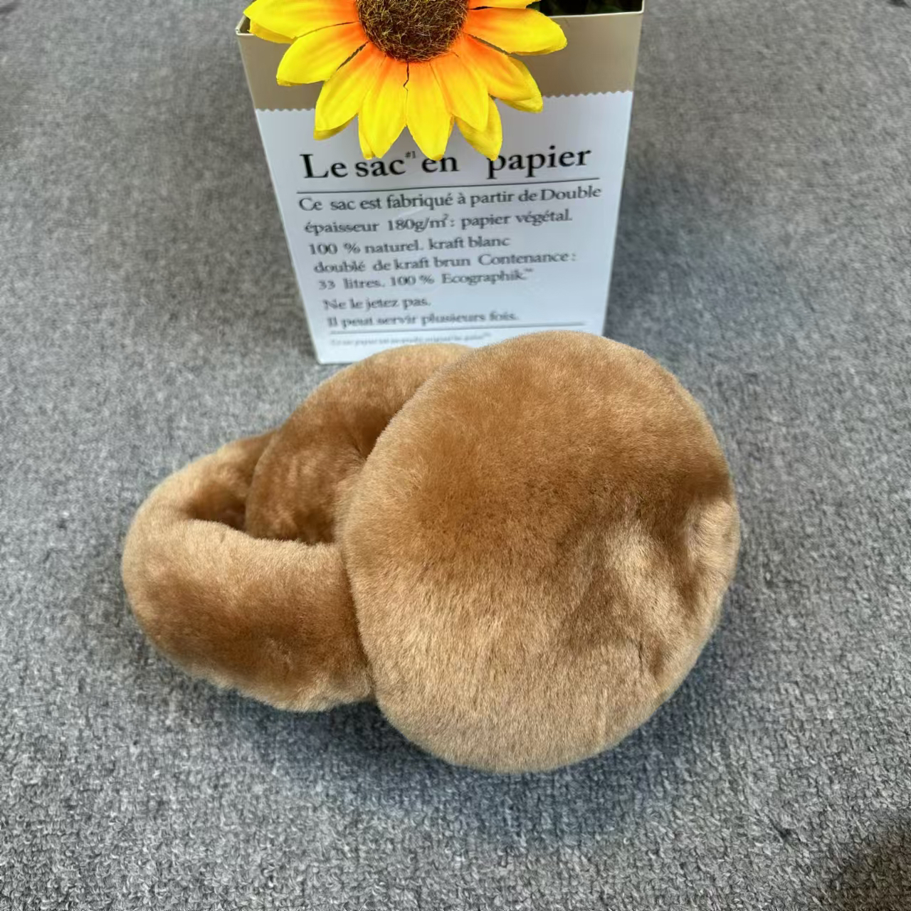 羊毛保暖护耳罩高端高颜值小羊皮耳暖耳套秋冬耳捂子女耳包