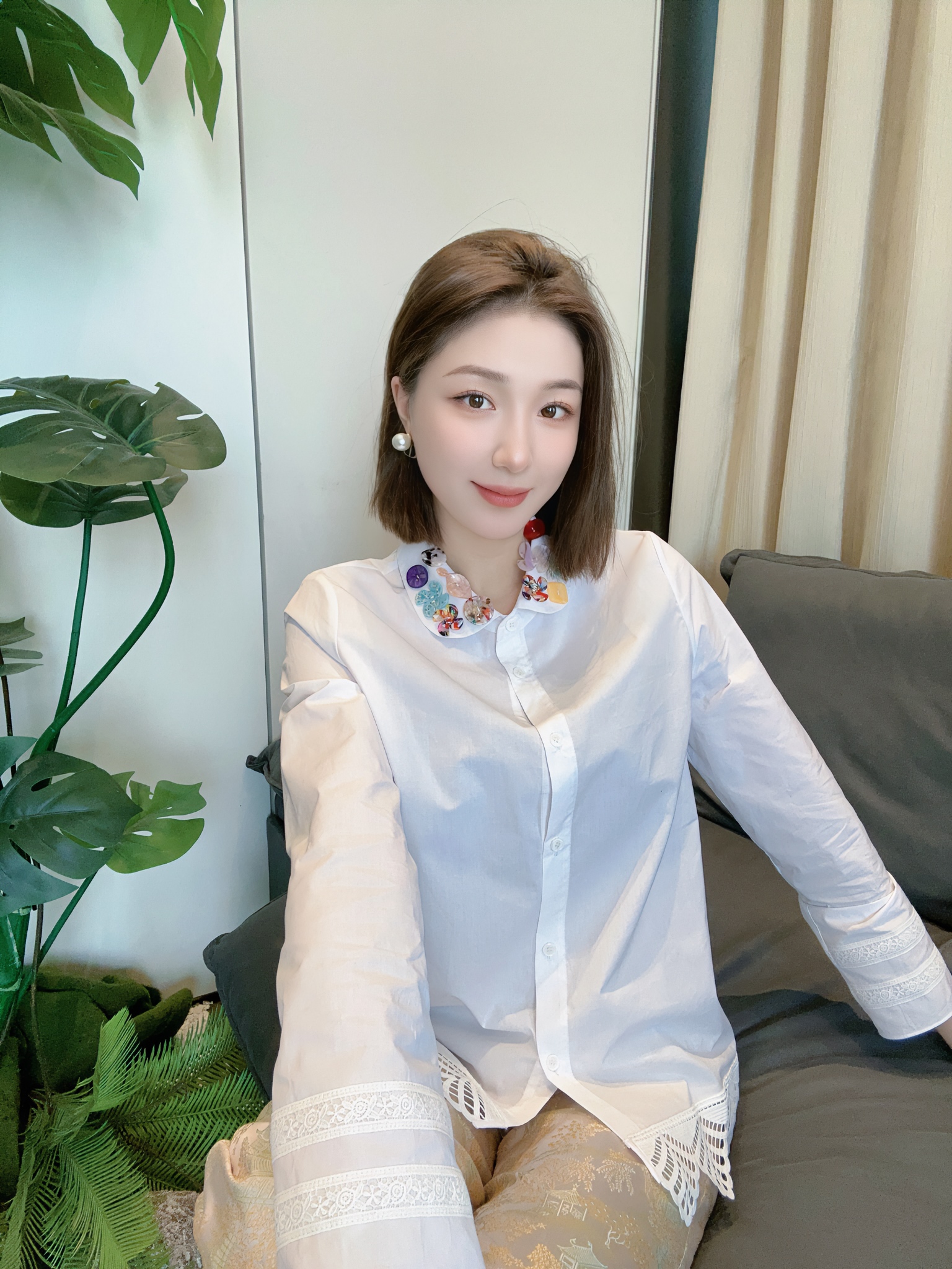 【素月】深圳原创设计新中式长袖衬衫