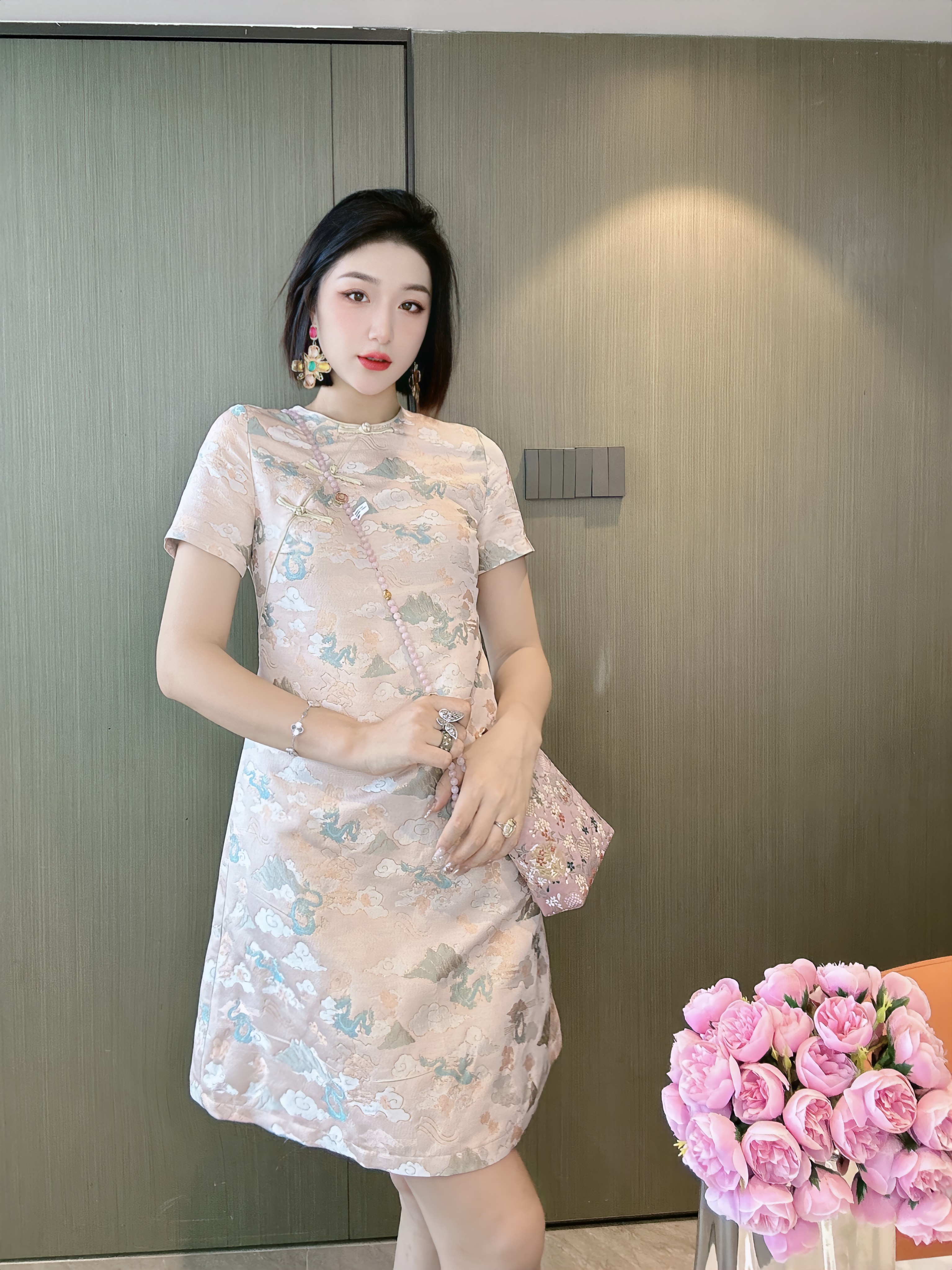 【云山谣】新中式显瘦气质网红时尚连衣裙