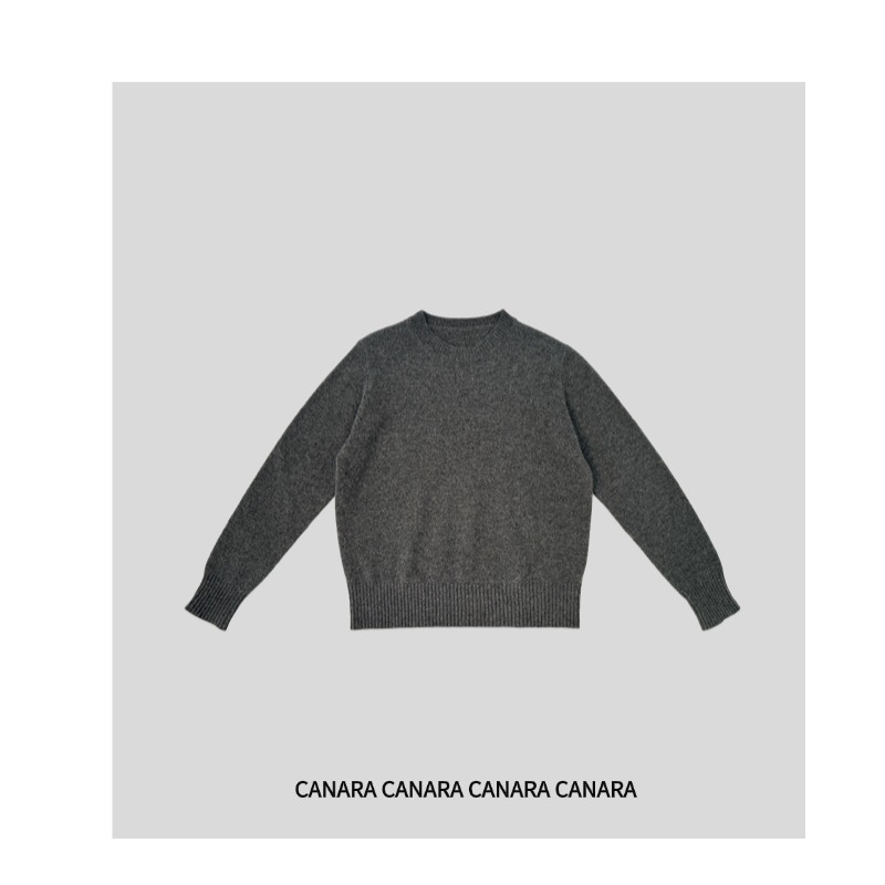 CANARA|深灰色百搭毛衣
