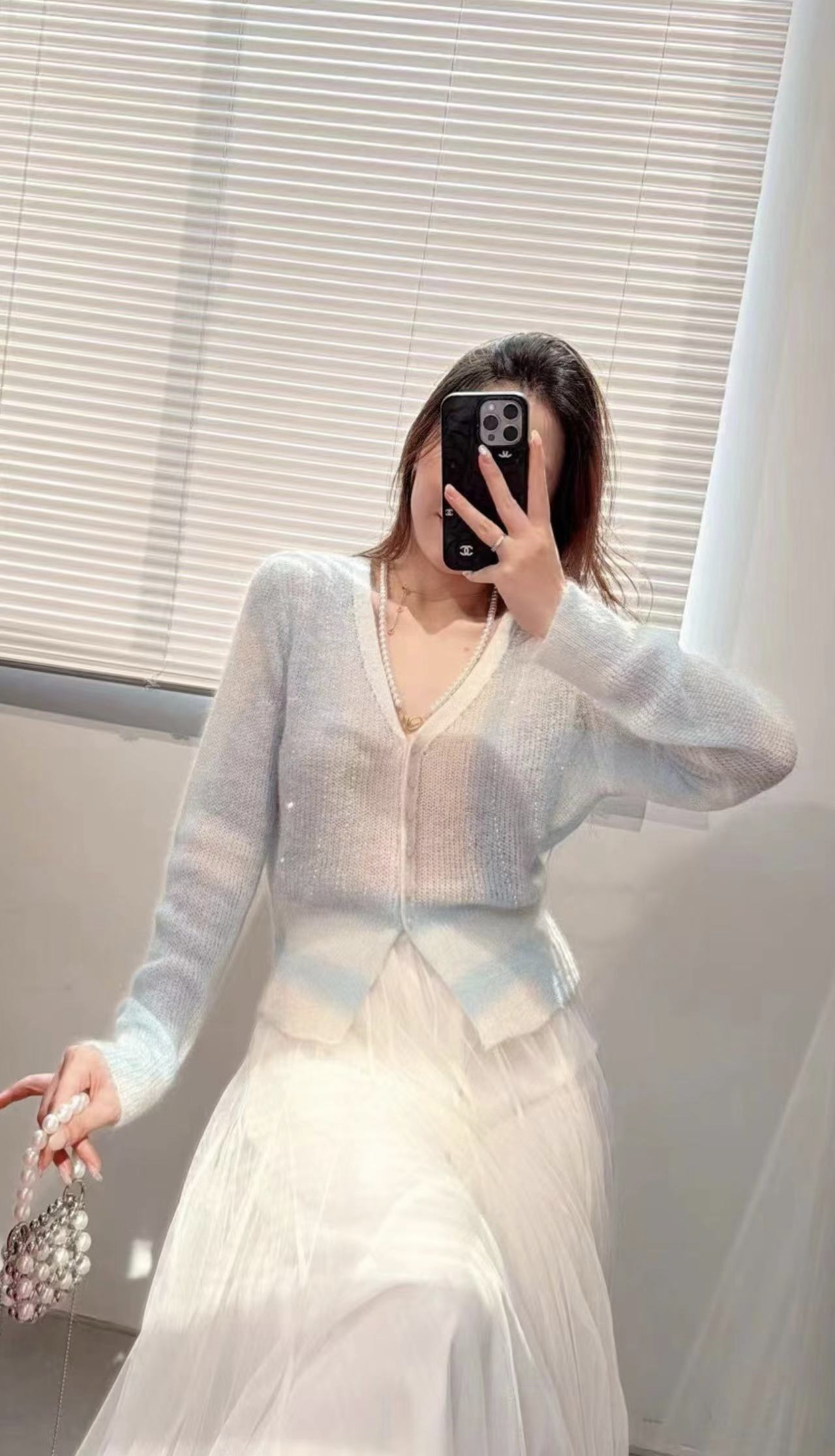 鑫蒂故事新款时尚别致软糯针织开衫毛衣JYE5654