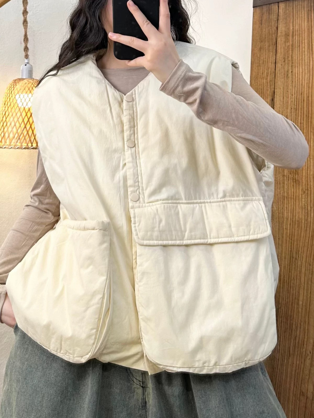 百搭简约风透气女马夹日系时尚ins纯色休闲韩版文艺保暖