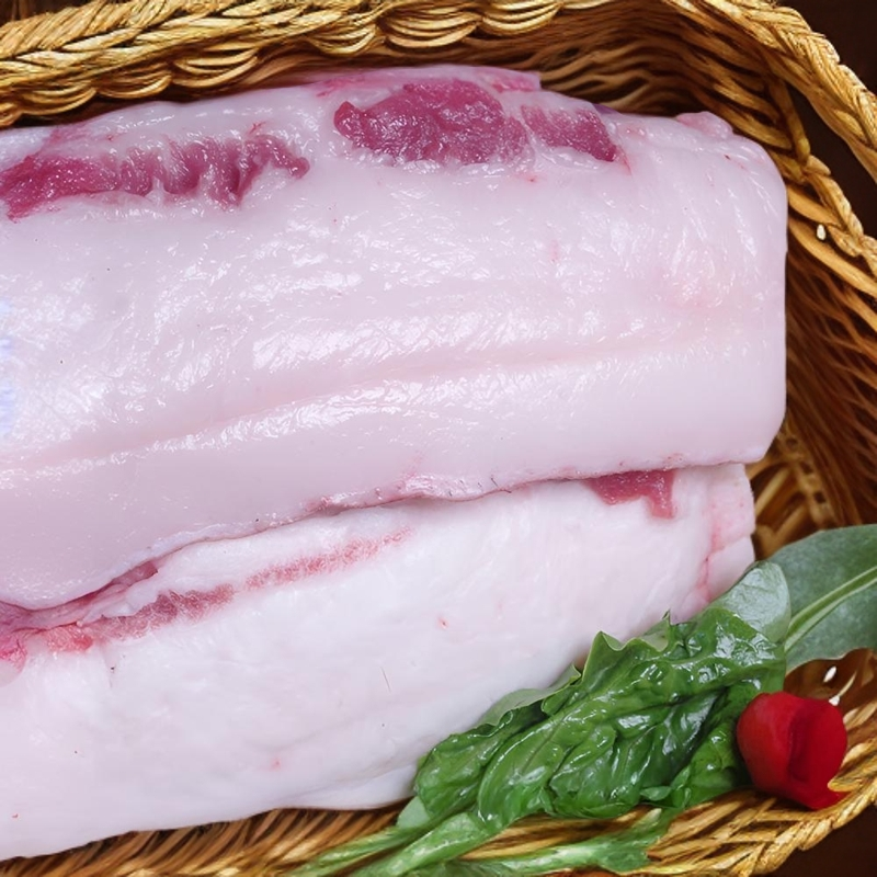 4号 黑猪 肥膘肉 6斤 顺丰包邮