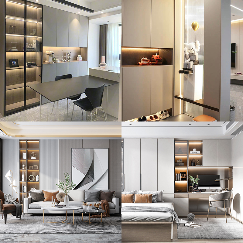 2023全屋定制图库酒柜橱柜衣柜鞋柜榻榻米电视柜装修设计精选图库