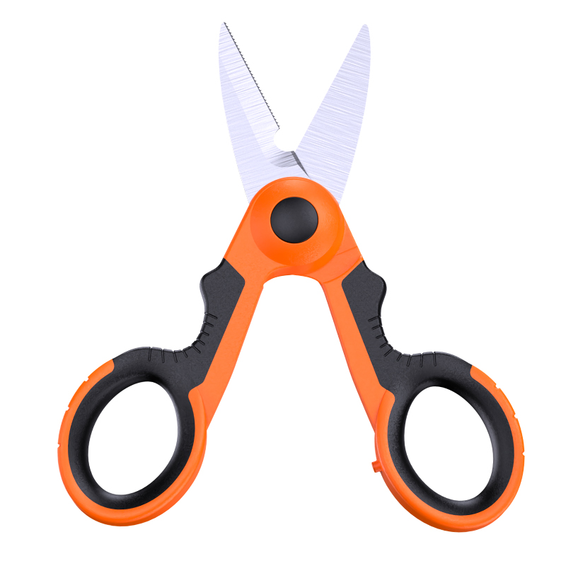 多功能大力马PE线渔具新型不锈钢小剪钓鱼专用剪刀折叠可携式铅皮