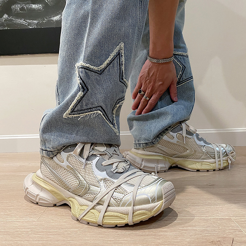 2023新款爆款巴黎运动休闲老爹鞋男女鞋厚底复古情侣潮鞋