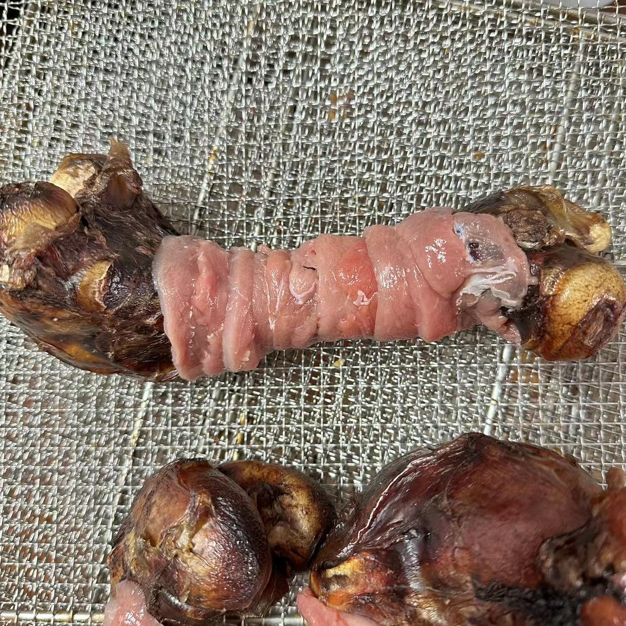 鸭肉包牛骨头！！狗狗磨牙