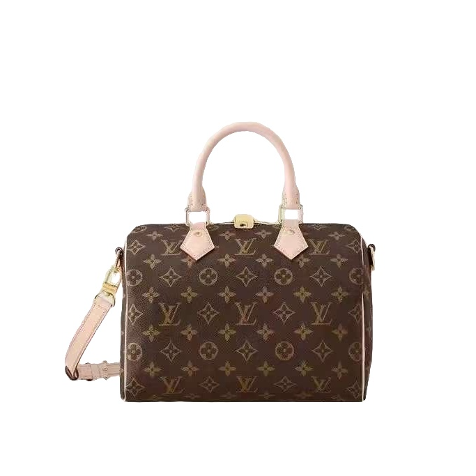 95新 LouisVuitton/路易威登 肩带款speedy25斜挎包/（甄选）
