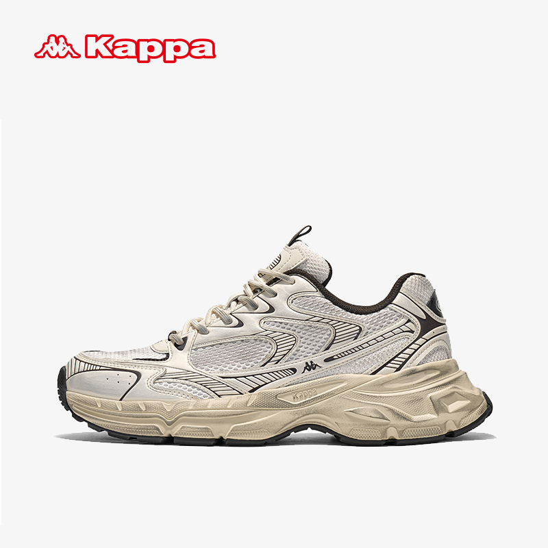 Kappa氢轨系列运动鞋新款厚底休闲鞋百搭老爹鞋跑步鞋K0EZ5MC14CJ