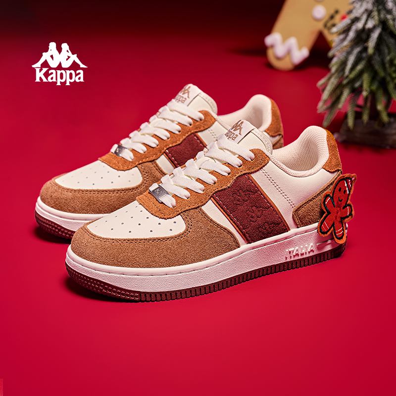 Kappa/卡帕圣诞限定板鞋秋冬新款运动鞋百搭休闲鞋子K0FW5CC98CJ