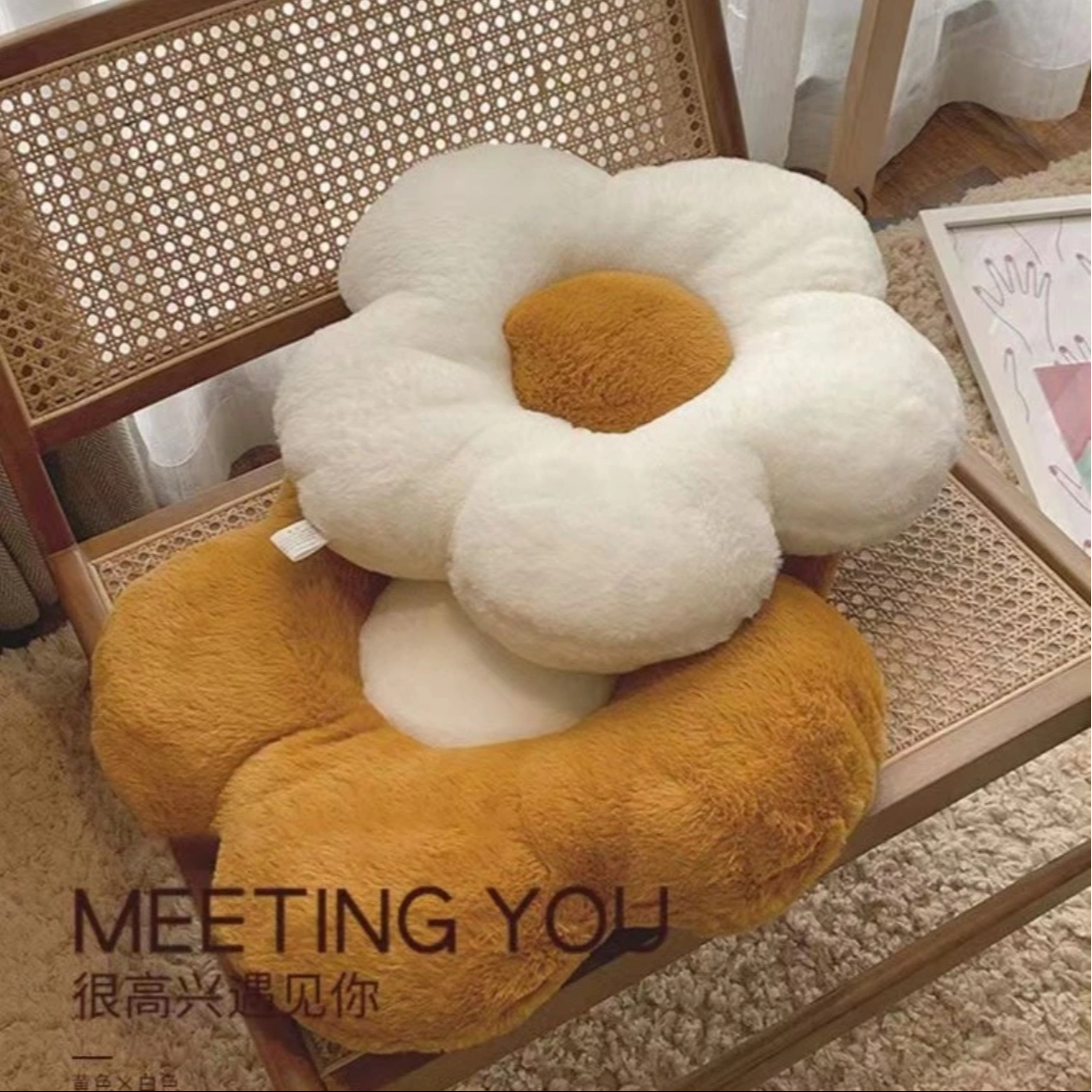 【48厘米花朵抱枕沙发】沙发 卡通、可爱