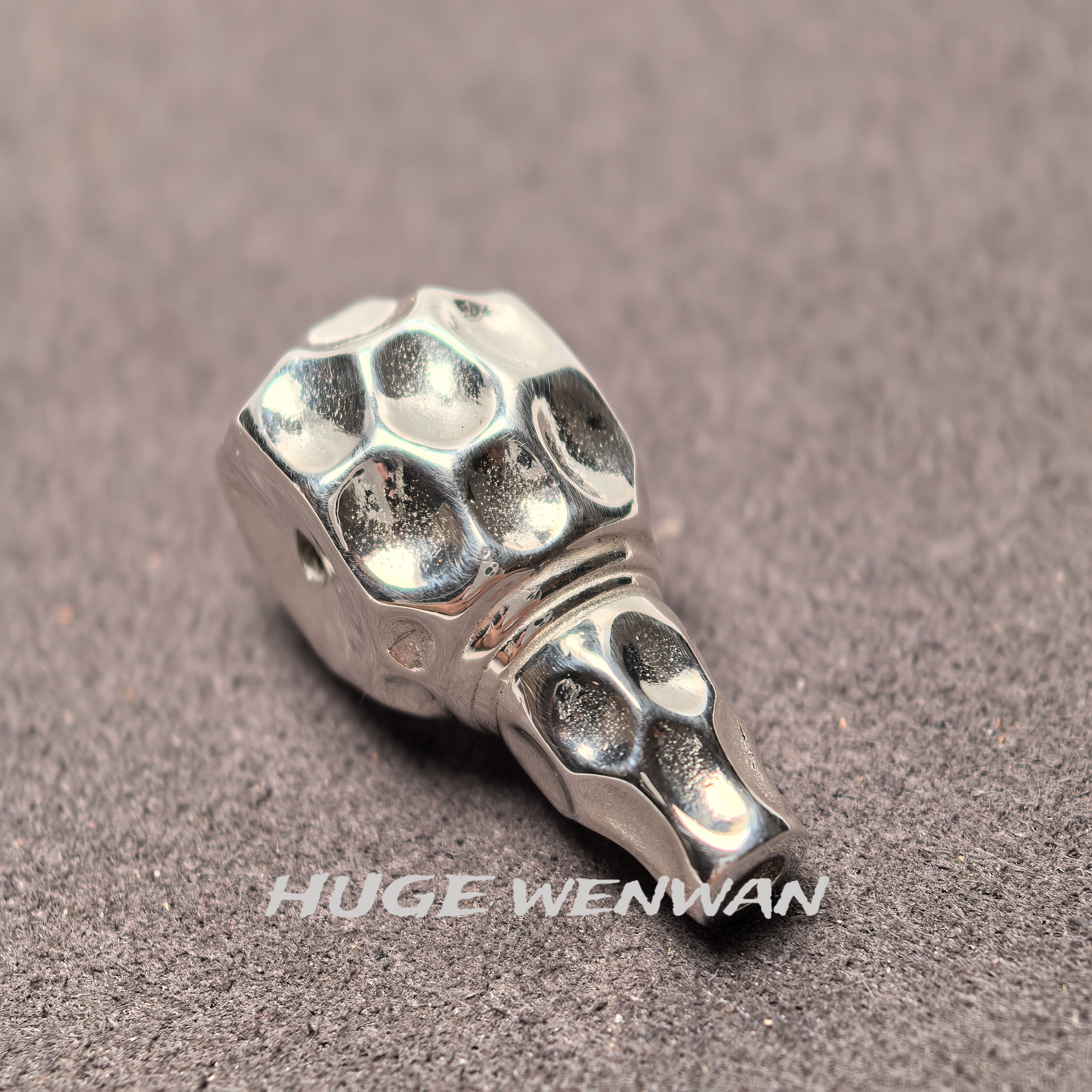 925银银制品 【S001】S925  3D精工打印无相文玩配饰三通