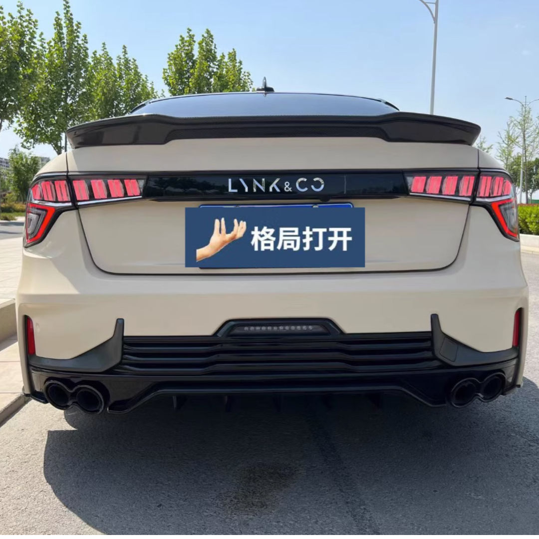 适用于18-23款LK03+中配同款副厂尾翼无损替换安装卡扣背胶改装