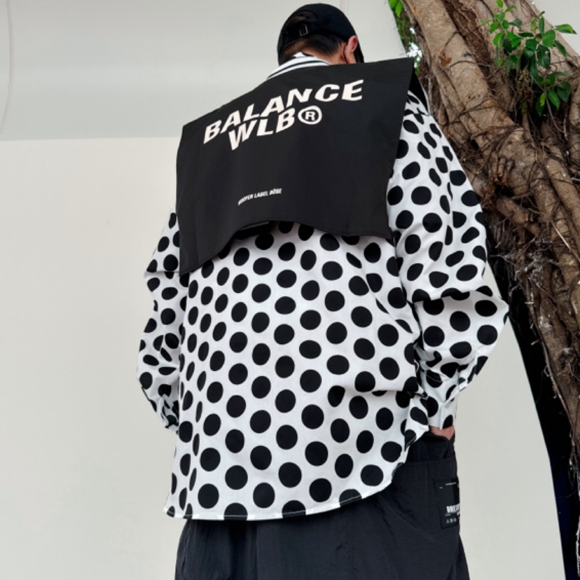 WLB韩国设计师品牌男女同款后英文小马甲四季通配搭美式-W0010