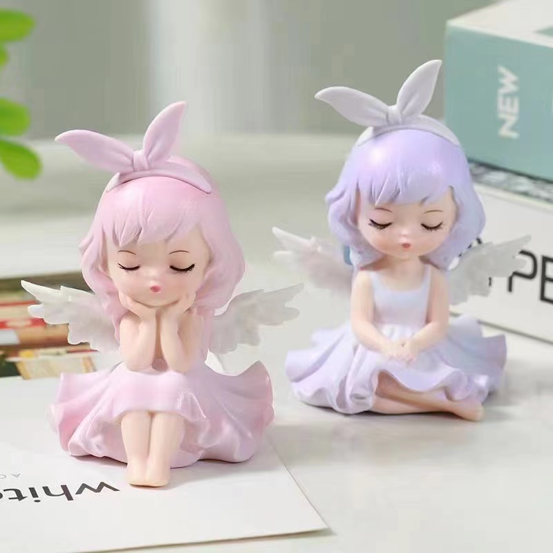 【鑫隆】安妮宝贝 贝拉女孩 装饰可爱卡通天使摆件桌面个性学生