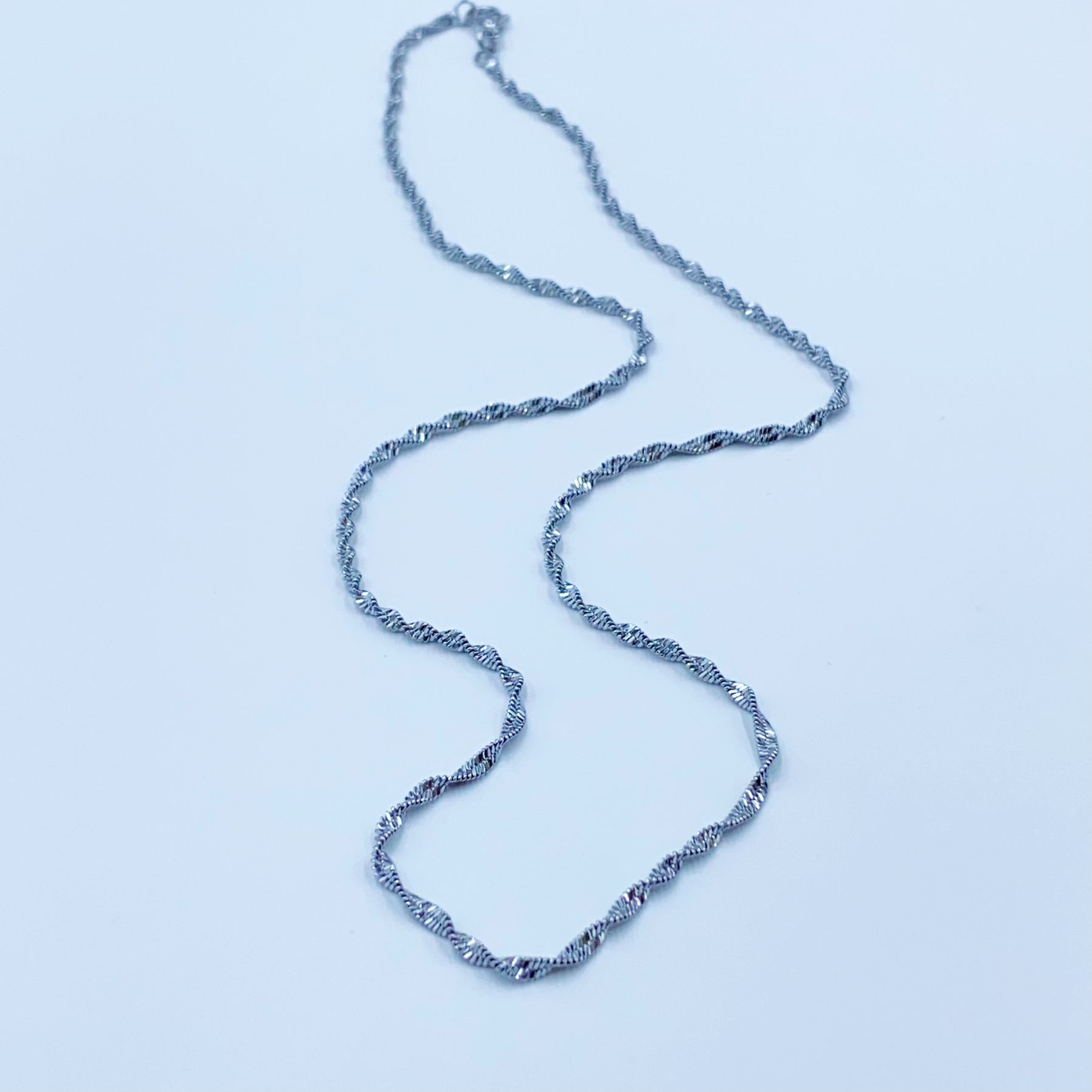 项链 1145  经典白色水波纹项链多样性发货