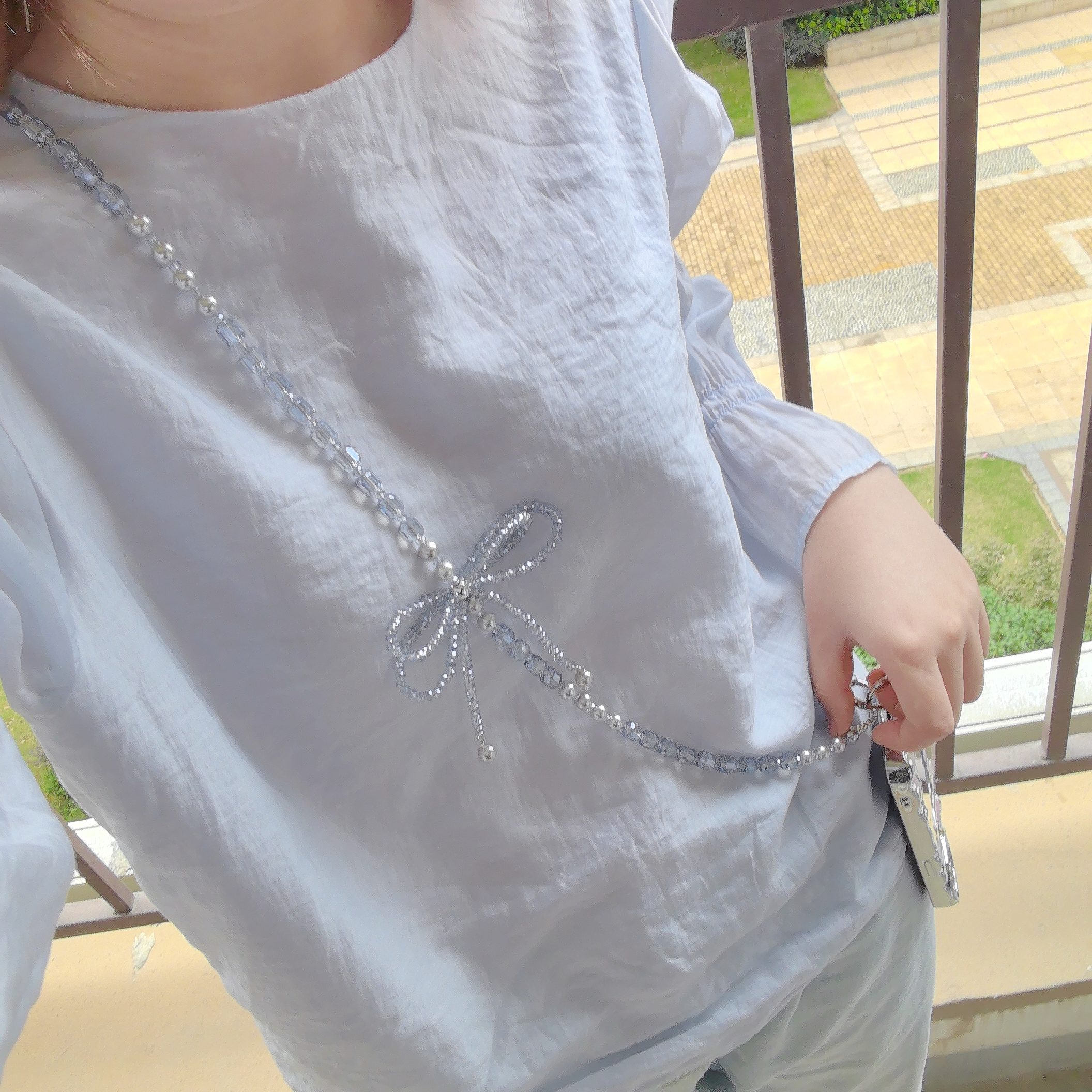 秋冬款毛毛国华斜挎手机链合集挂件琪琪家diy