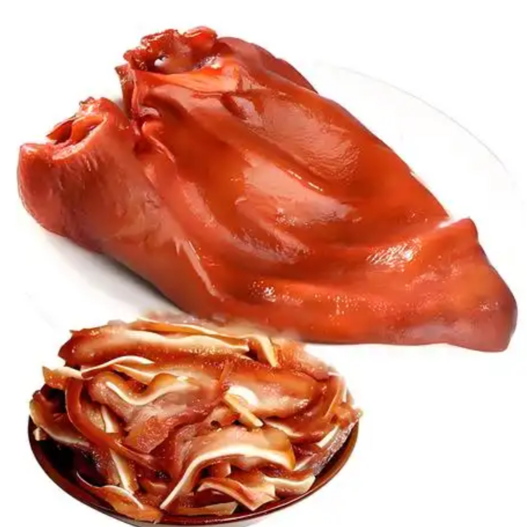 张记麻辣鸡-卤猪耳朵【已切500g】+辣椒面 顺丰包邮