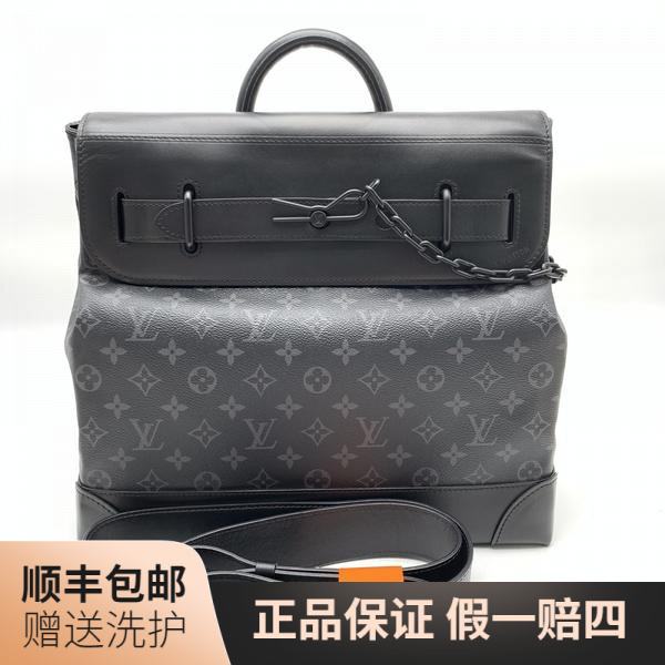 99新 LouisVuitton/路易威登 LV黑老花手提包/10017517 二奢男包 