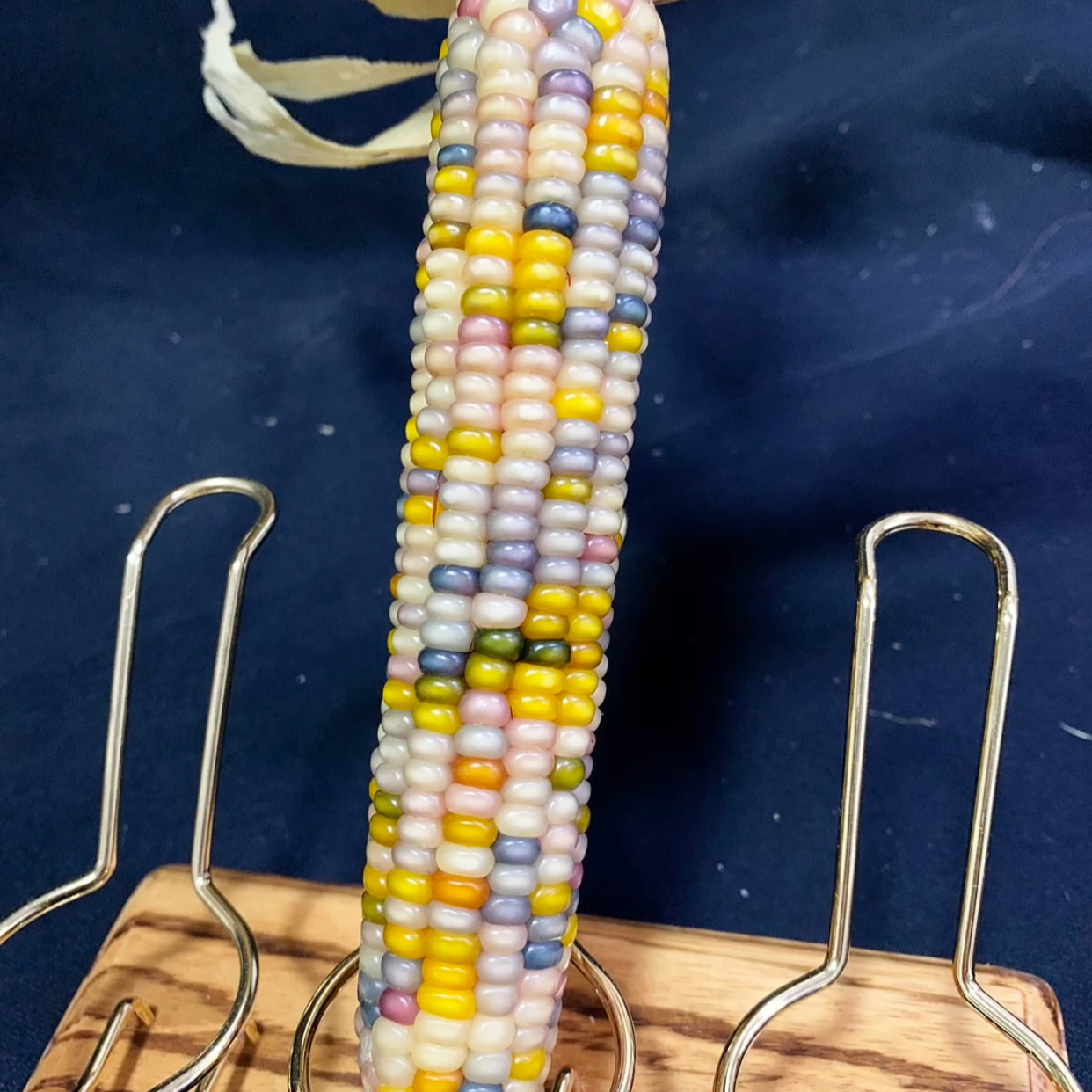 七彩琉璃小玉米摆件 直播间一物一拍